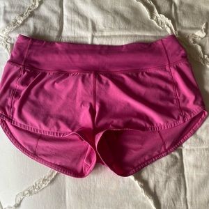 Lululemon Speed Up Shorts - Sonic Pink